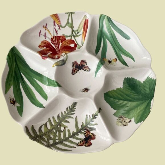Spode Floral Haven Serving Tray – Limited Edition Flowers Bee Butterfly - Picture 1 of 4